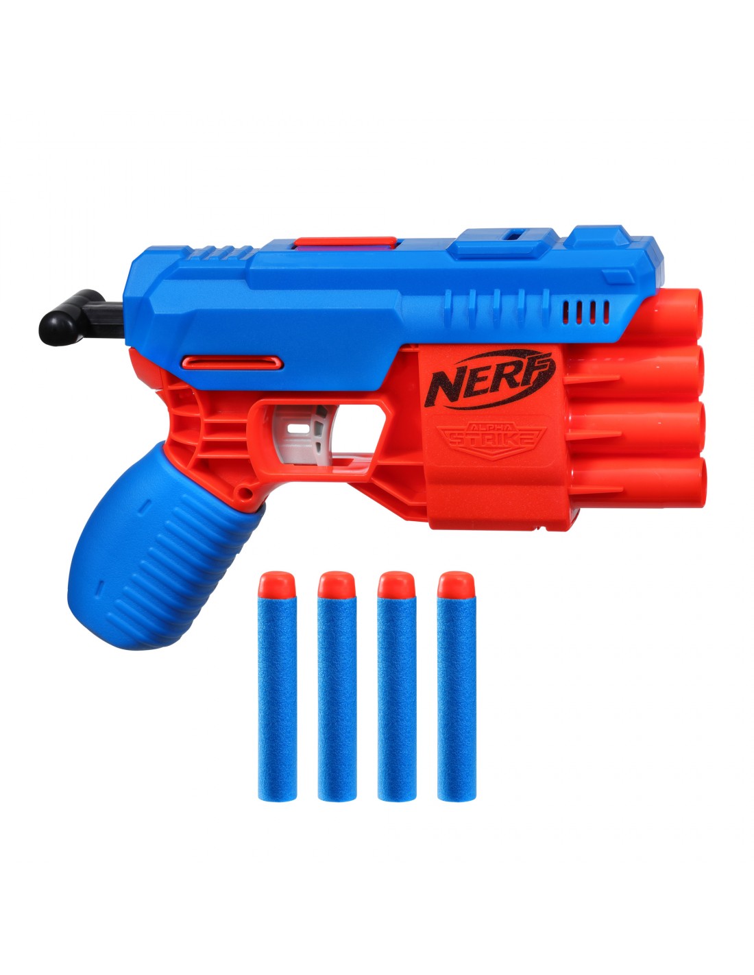 Nerf Alpha Strike Claw QS-4 Blaster 4 Official Nerf Elite Foam Darts ...